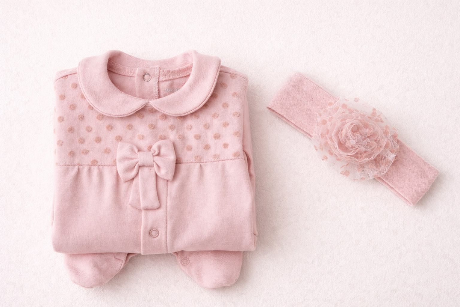 Little Leopard Footed Romper Set