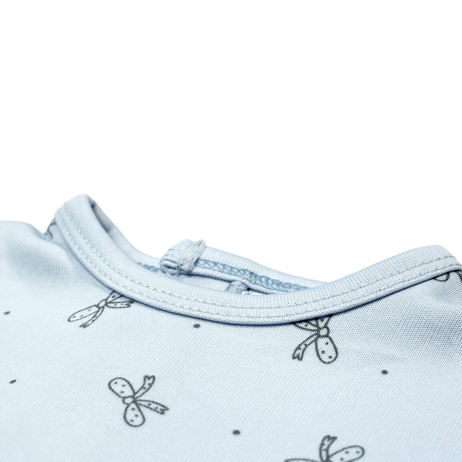 Ribbed Bow - Light Blue